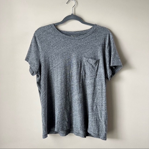 Madewell Whisper Grey Pocket Tee size XL - Picture 9 of 9